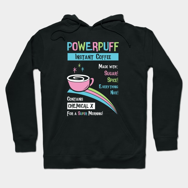 Powerpuff Coffee Hoodie by katiestack.art